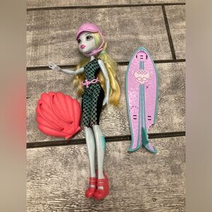 Monster High Lagoona Blue Doll with Surf -to-Turf